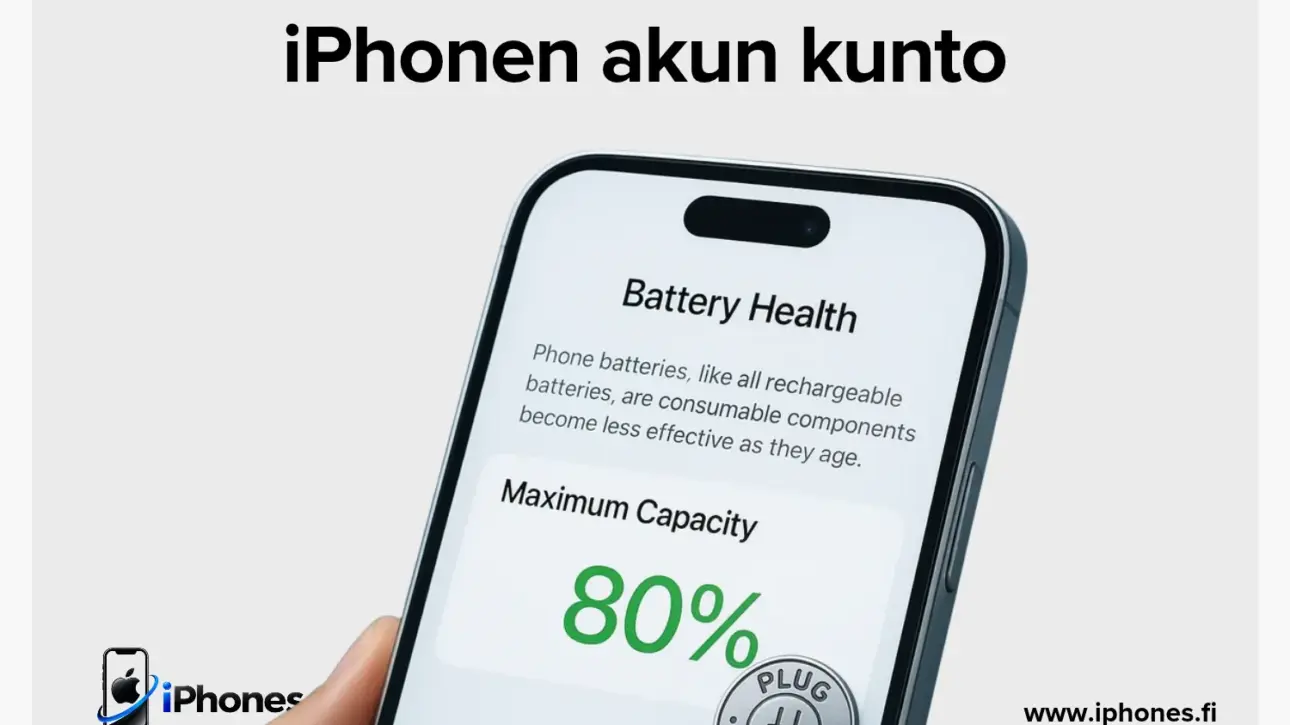 iPhonen akun kunto