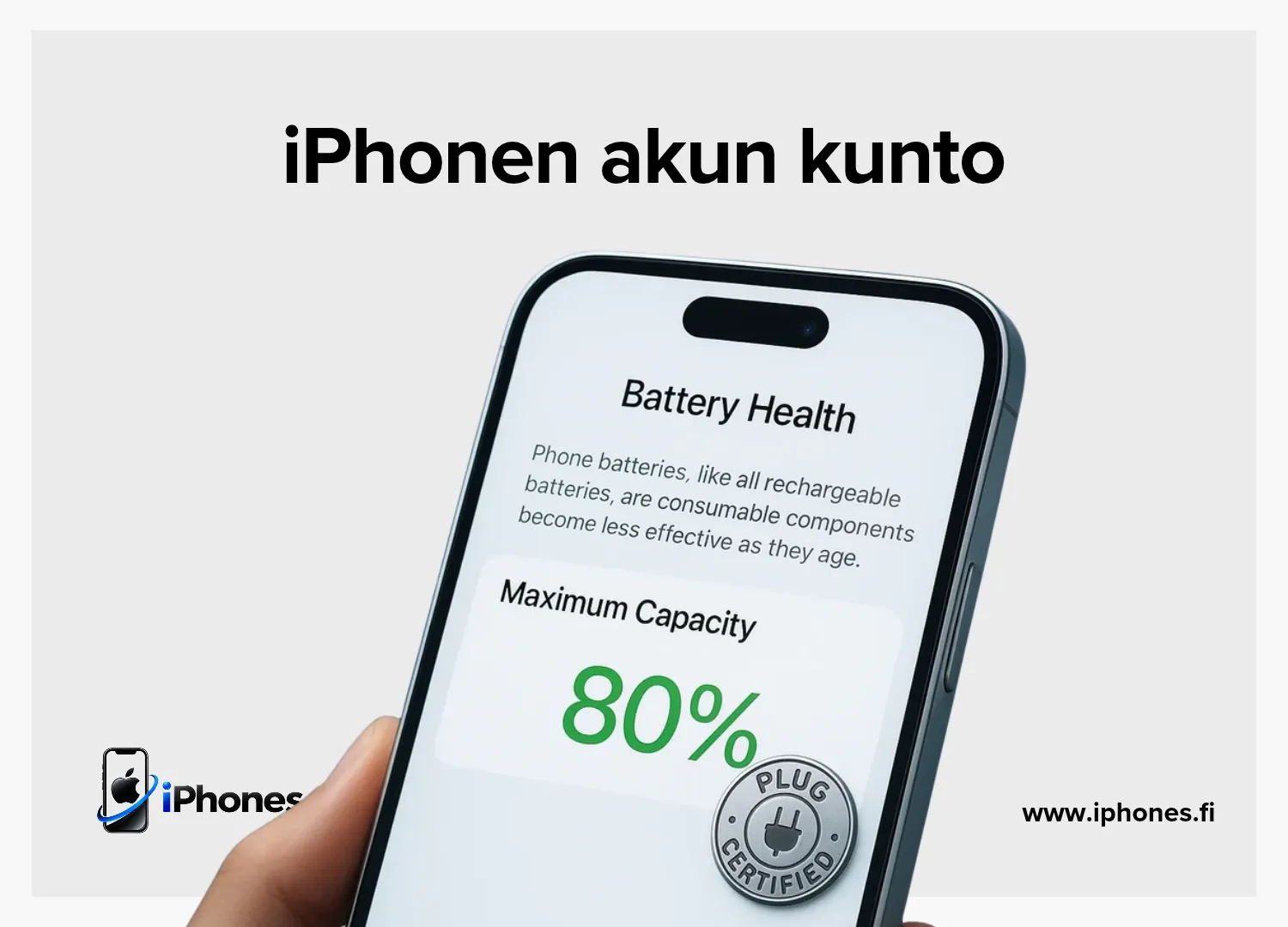 iPhonen akun kunto